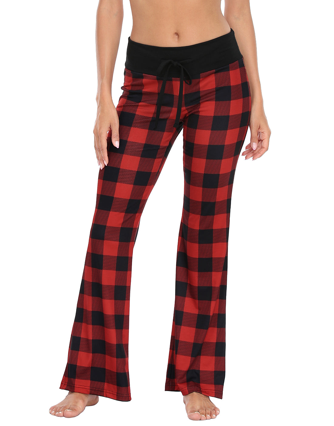 Buffalo Plaid Wide Leg Pajama Pants Main image