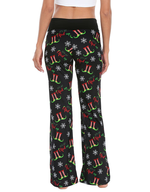 Elfed Up Wide Leg Pajama Pants