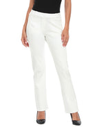 Straight Leg Pull On Yoga Dress Pants with 8 Pockets - 32" Inseam