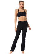 Straight Leg Pull On Yoga Dress Pants with 8 Pockets - 30" Inseam