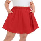 Plus Size Mini Skater Circle Skirt