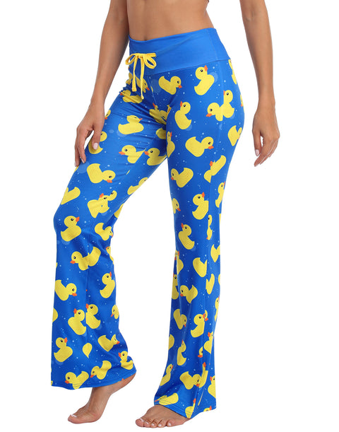 Ducks Wide Leg Pajama Pants