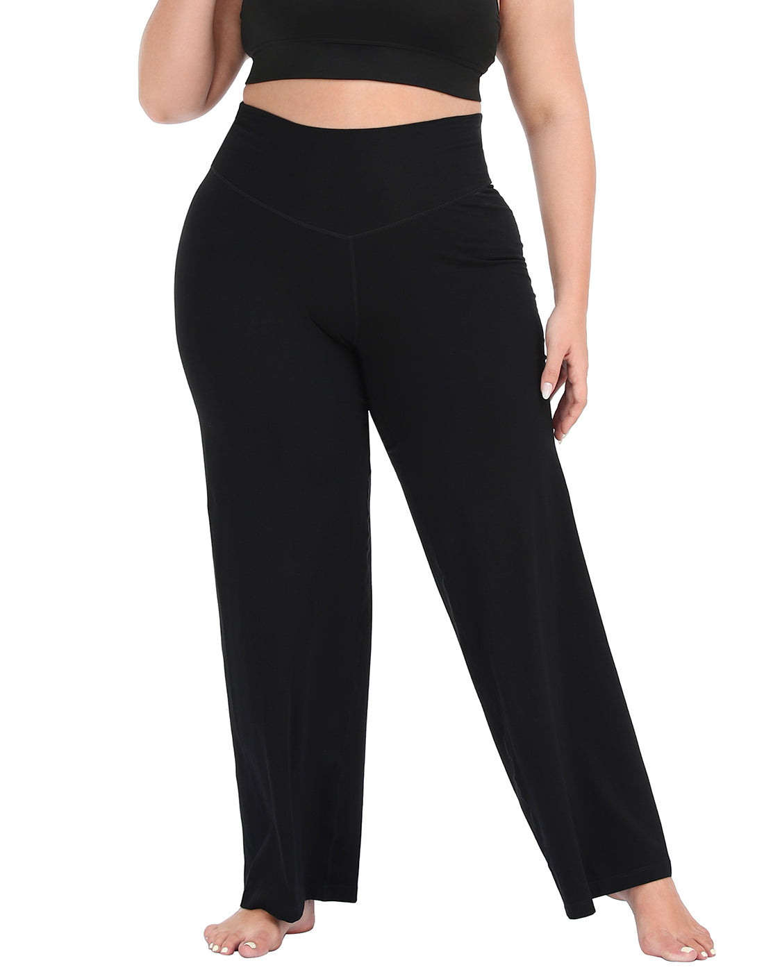 Plus Size High Waisted Yoga Pants Main image