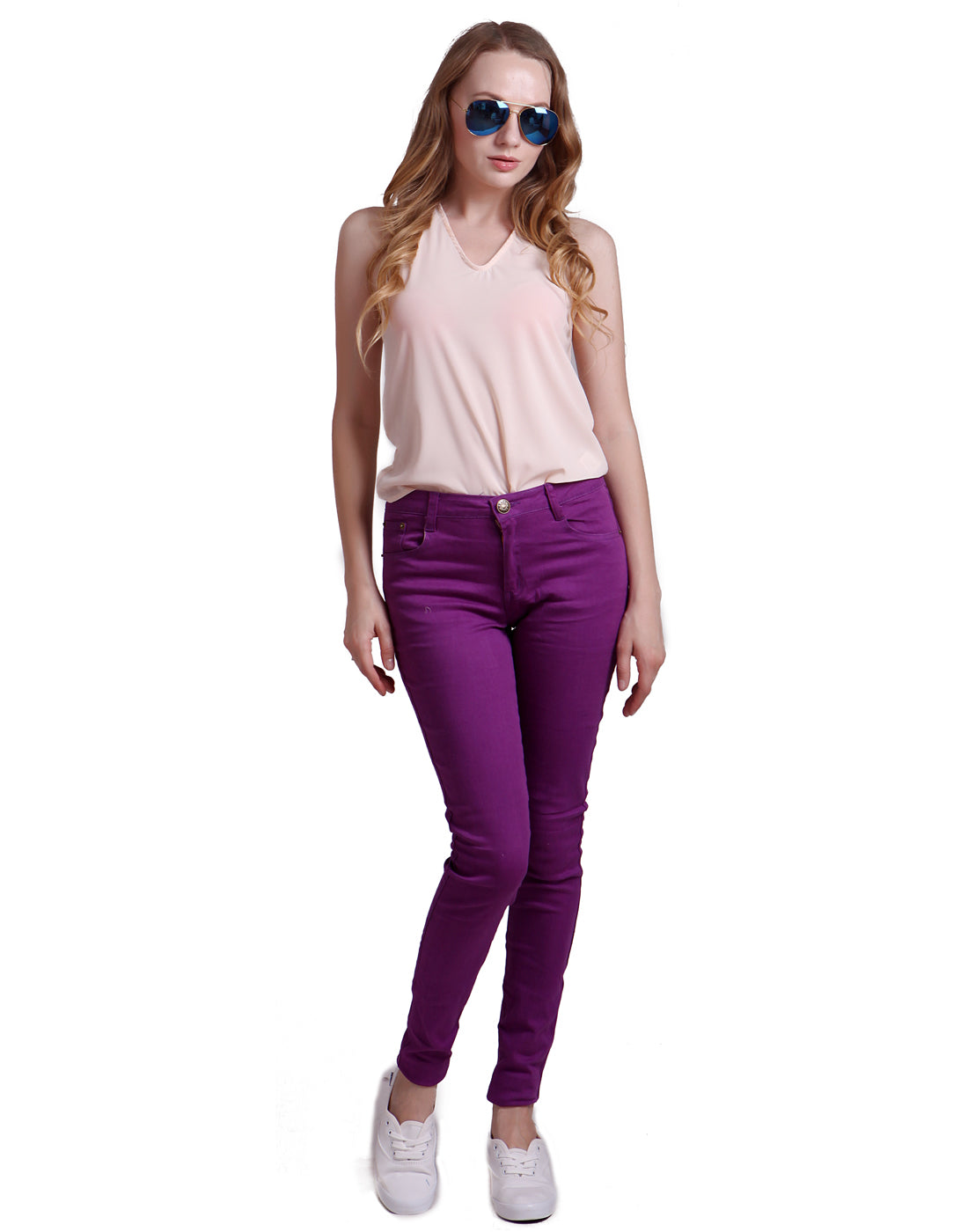 Mid-Rise Stretchy Denim Slim Fit Skinny Jeans