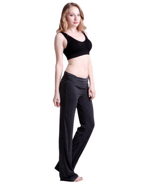 Color Block Fold Over Waist Yoga Pants
