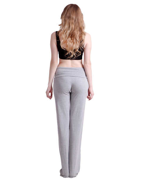 Color Block Fold Over Waist Yoga Pants