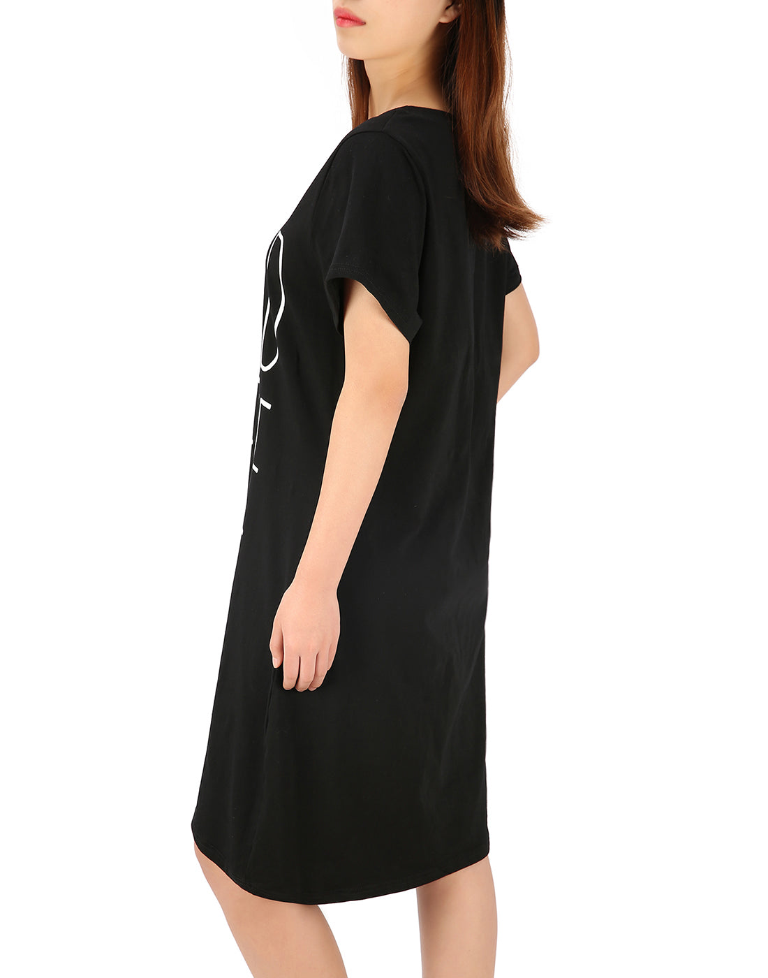 I Need Coffee Short Sleeve Sleep Dress Secondary image