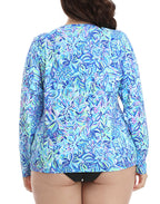 HDE Plus Size Rash Guard for Women UPF 50 Quick Dry Long Sleeve Swim Top