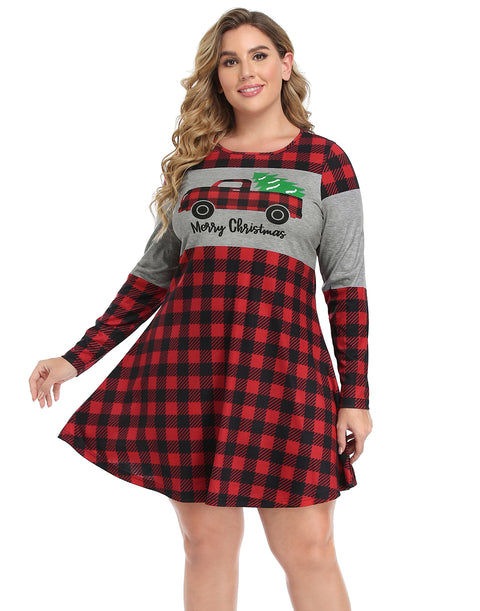 Plus Size Ugly Christmas Dress