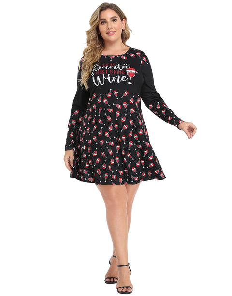 Plus Size Ugly Christmas Dress