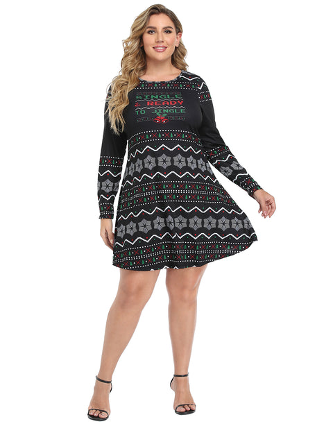 Plus Size Ugly Christmas Dress