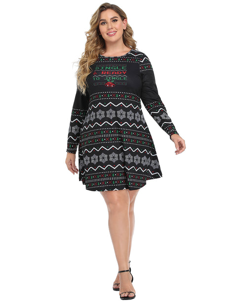 Plus Size Ugly Christmas Dress
