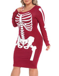 Plus Size Skeleton Dress Halloween Costume