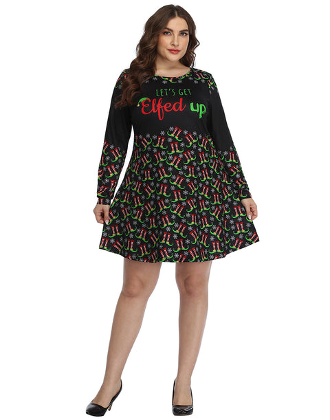 Plus Size Ugly Christmas Dress