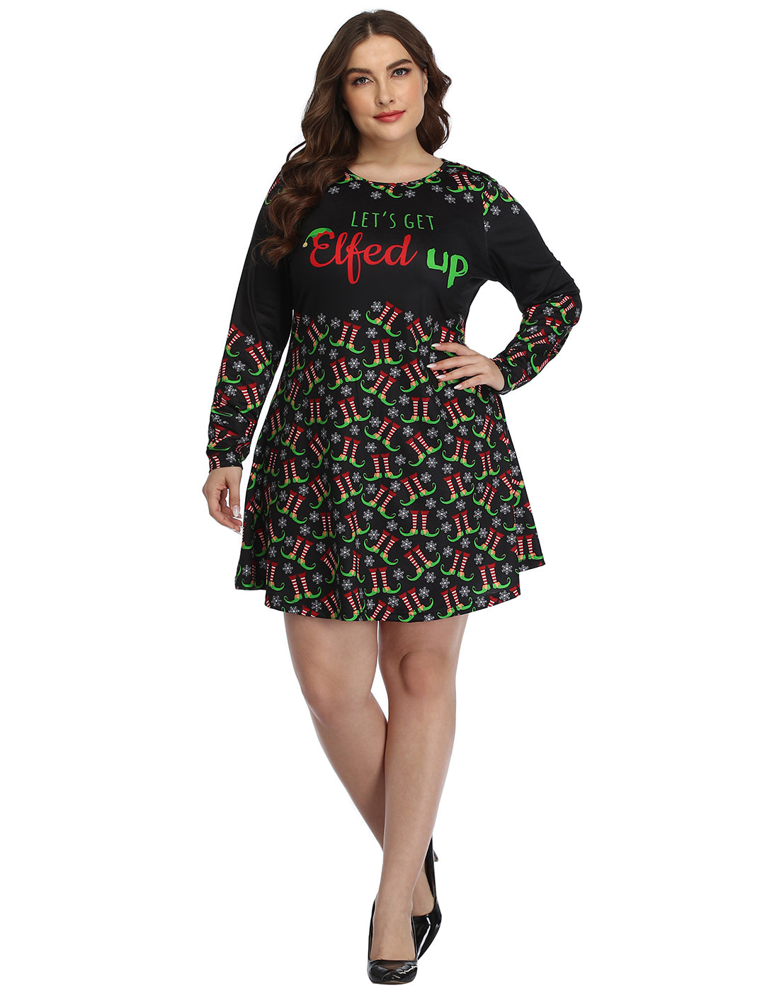Plus Size Ugly Christmas Dress
