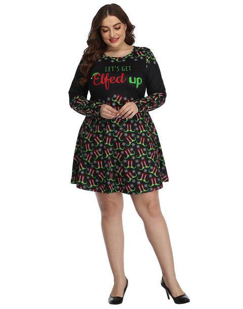 Plus Size Ugly Christmas Dress