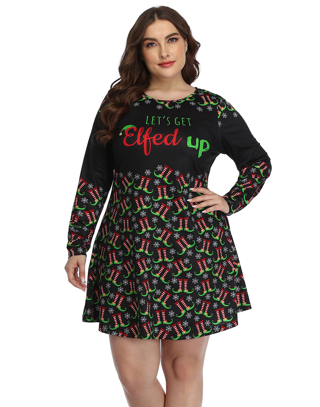 Plus Size Ugly Christmas Dress