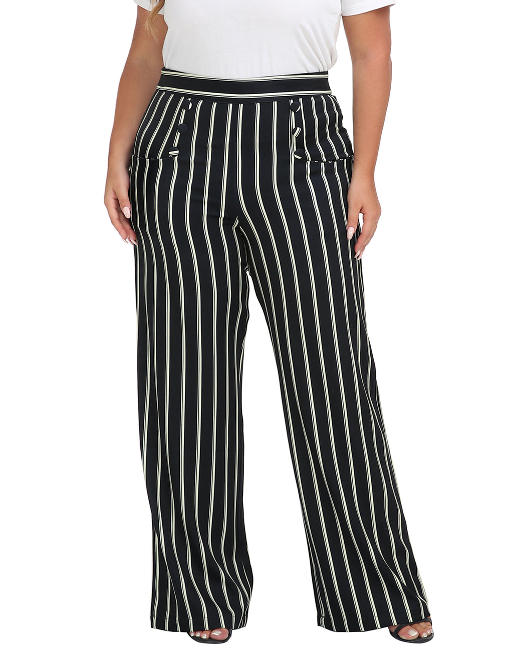 Sailor High Waisted Dress Pants