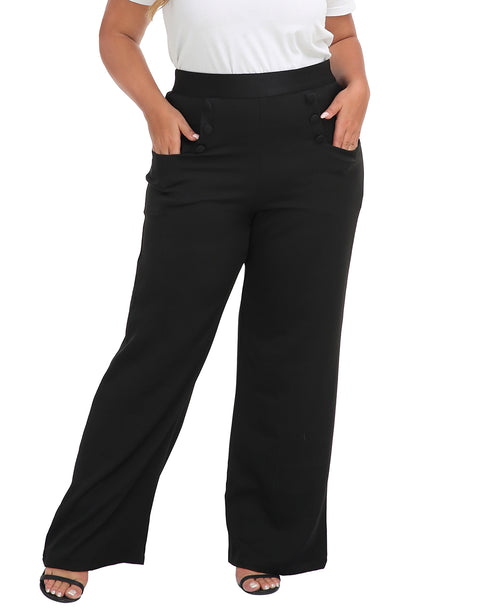 Sailor High Waisted Dress Pants