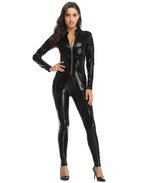 Wet Look Catsuit Bodysuit