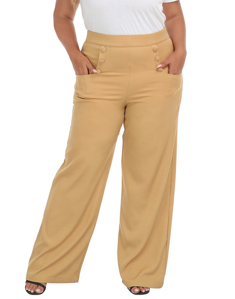 Sailor High Waisted Dress Pants