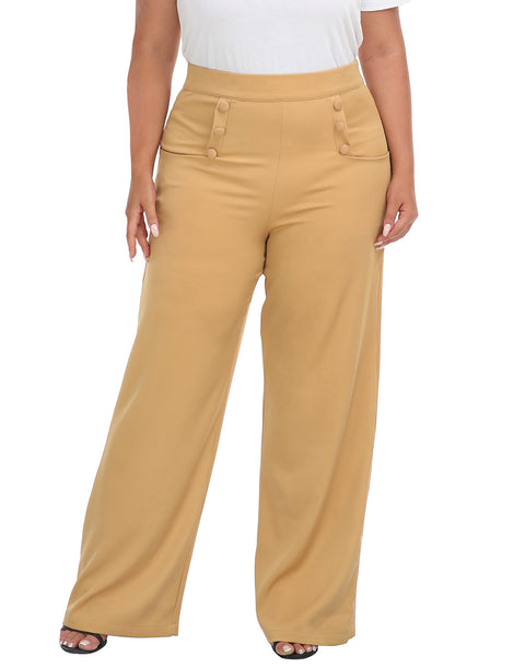 Sailor High Waisted Dress Pants
