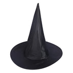 Black Witch Hat for Halloween Costume (Adult One Size)