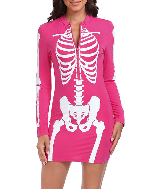 Skeleton Dress Halloween Costume