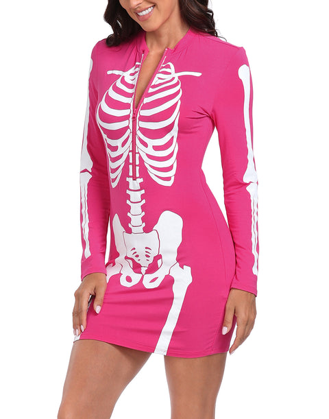 Skeleton Dress Halloween Costume