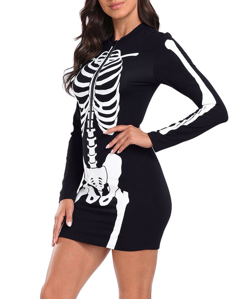 Skeleton Dress Halloween Costume