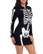 Skeleton Dress Halloween Costume