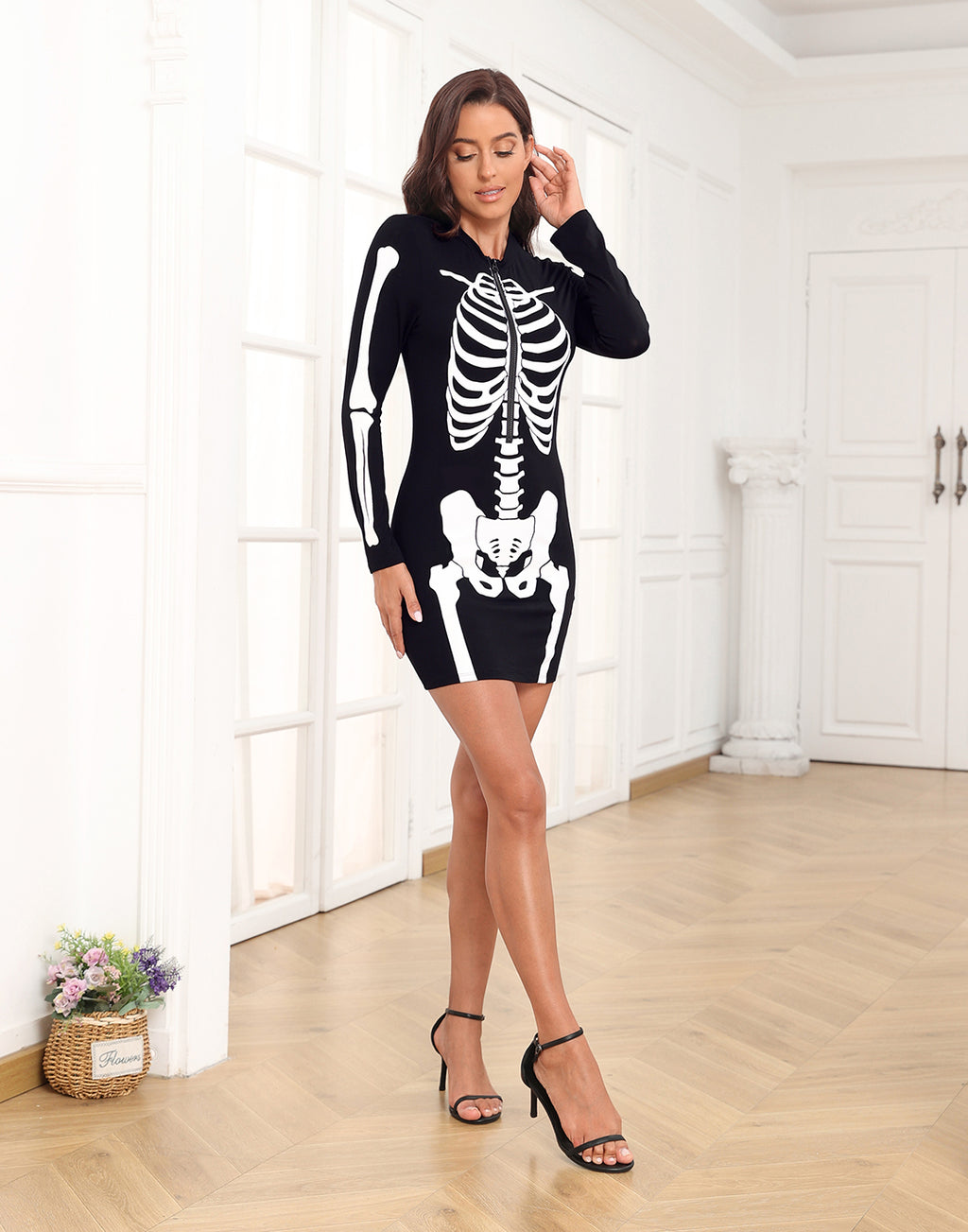 Skeleton Dress Halloween Costume