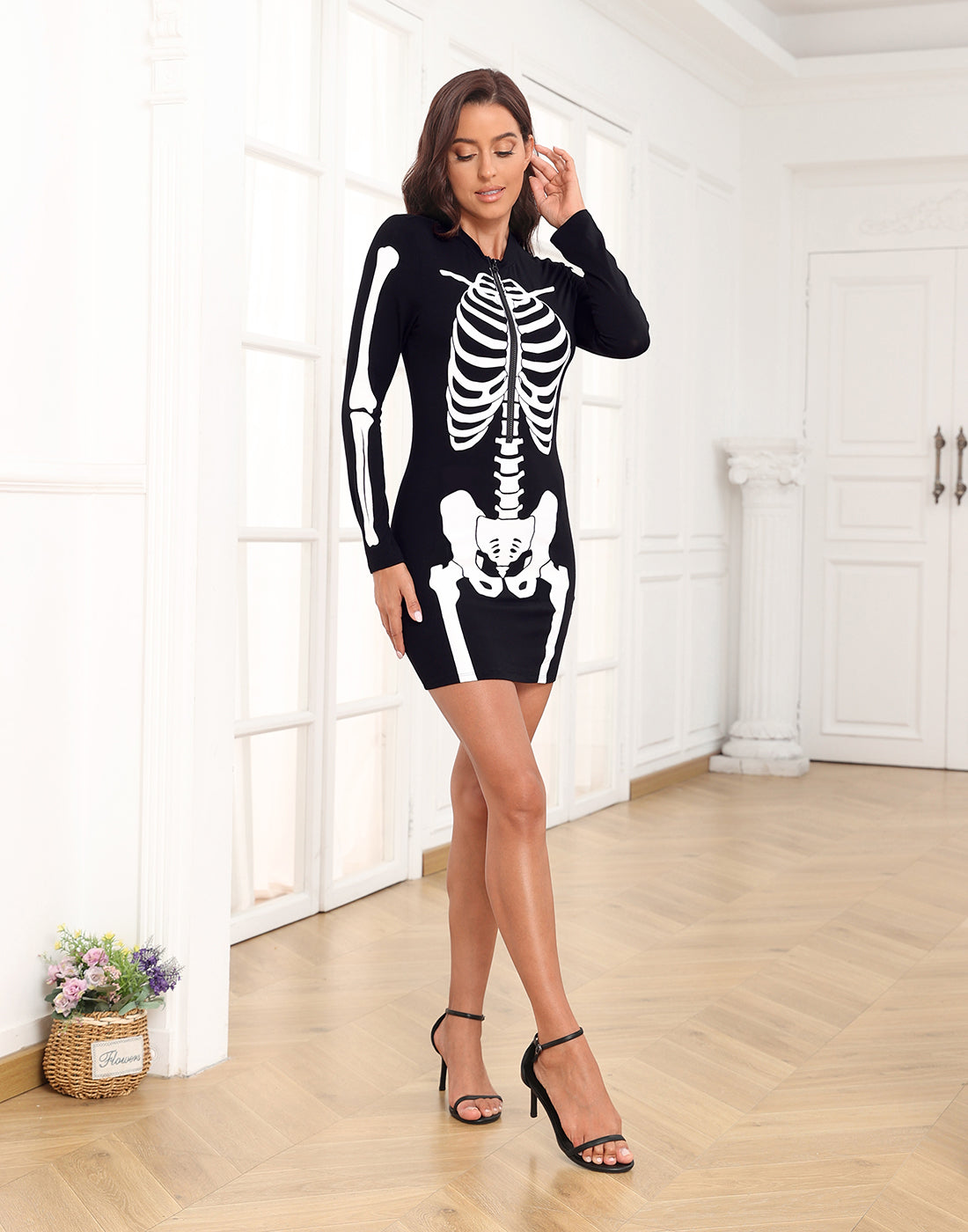 Skeleton Dress Halloween Costume