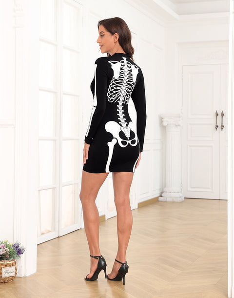 Skeleton Dress Halloween Costume