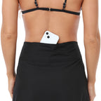 Black Reversible Cover Up Skirt