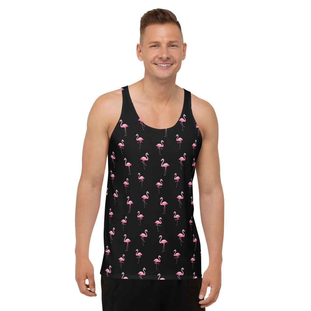 Flamingo Print Tank Top