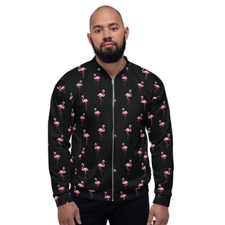Unisex Bomber Jacket All Over Print – front view