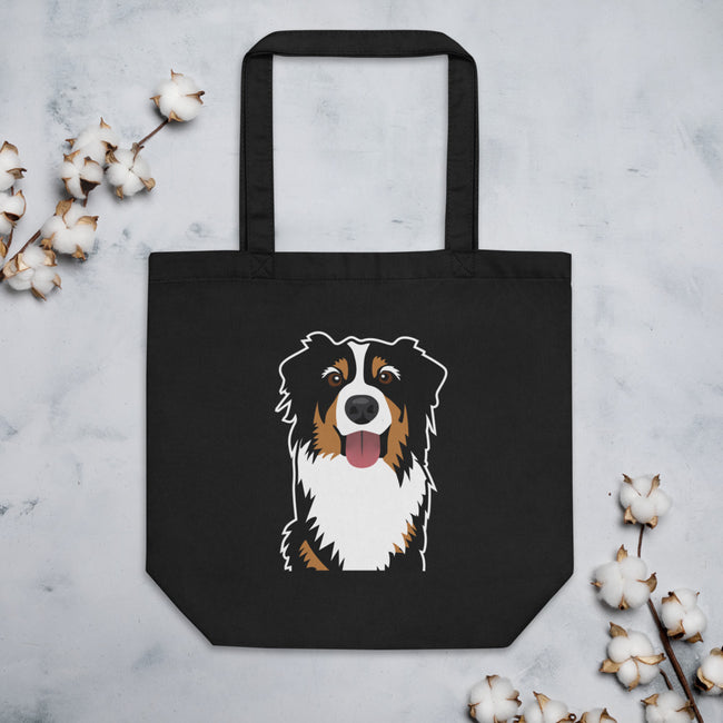 Bernese Mountain Dog Eco Tote Bag – close-up detail