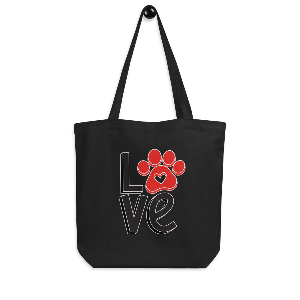 Dogs Are Love Eco Tote Bag Secondary image