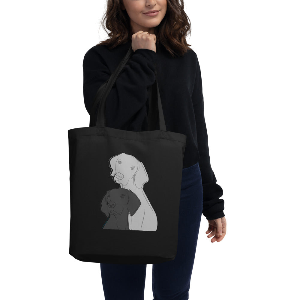 Two Dogs Eco Tote Bag