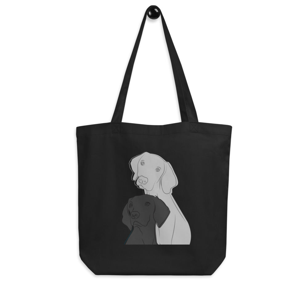 Two Dogs Eco Tote Bag Secondary image