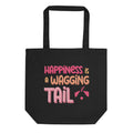 Happiness is a Wagging Tail Eco Tote Bag