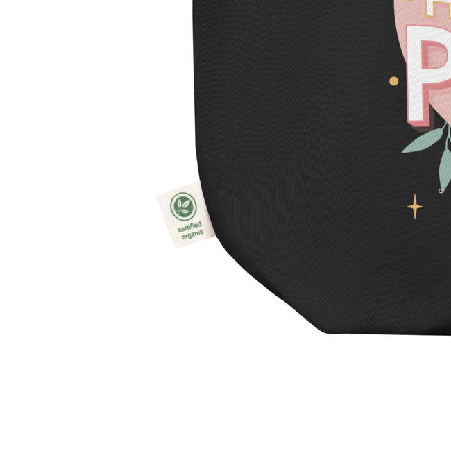 Love Has Four Paws Eco Tote Bag Dog Art – side view