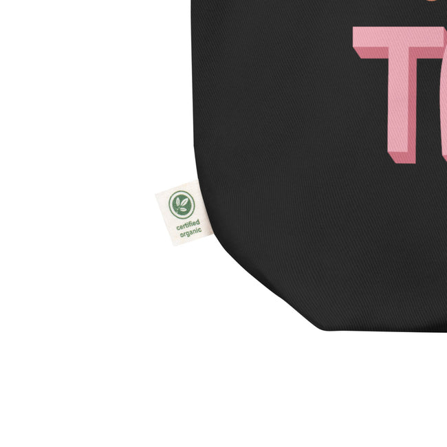 Happiness is a Wagging Tail Eco Tote Bag – close-up detail