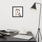 Husky Framed Poster