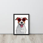 Jack Russell Terrier Framed Poster
