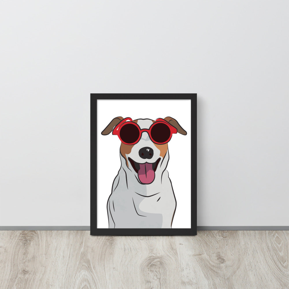 Jack Russell Terrier Framed Poster