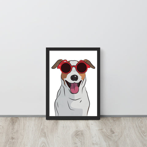 Jack Russell Terrier Framed Poster