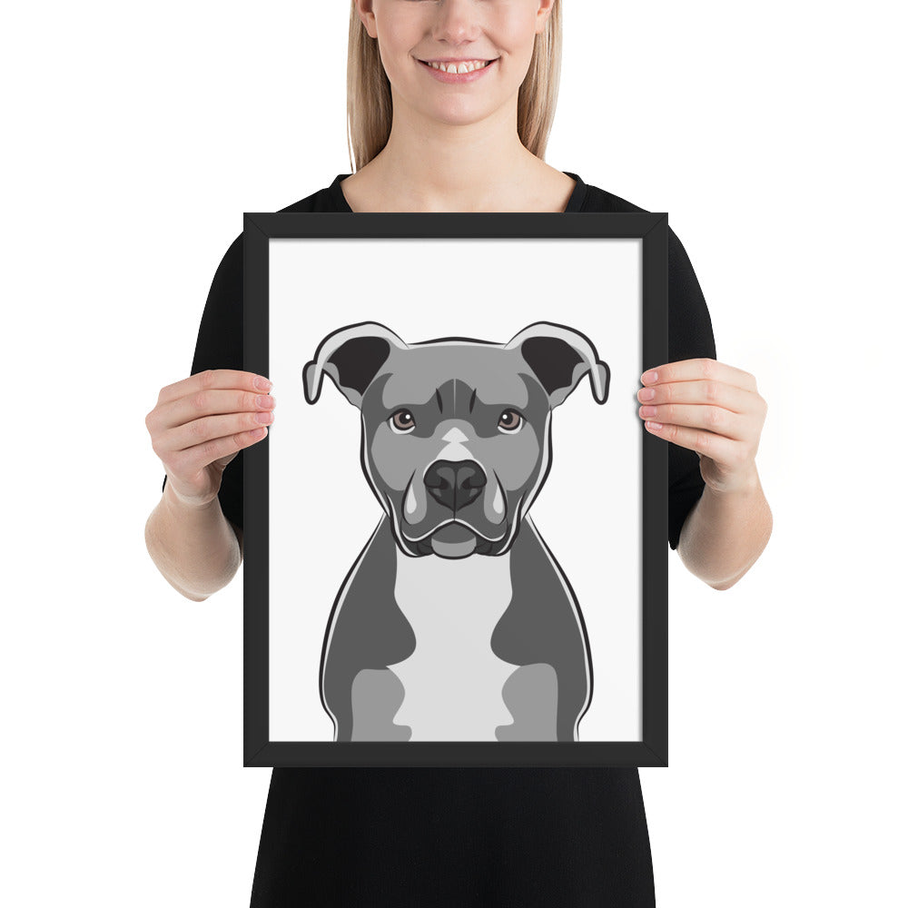 Pitbull Framed Poster Main image