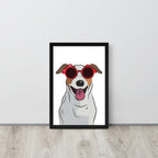 Jack Russell Terrier Framed Poster